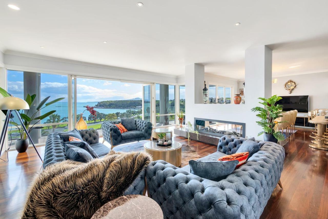 Orakei Grandeur Mansion With Sea Views & Pool Auckland Exterior foto